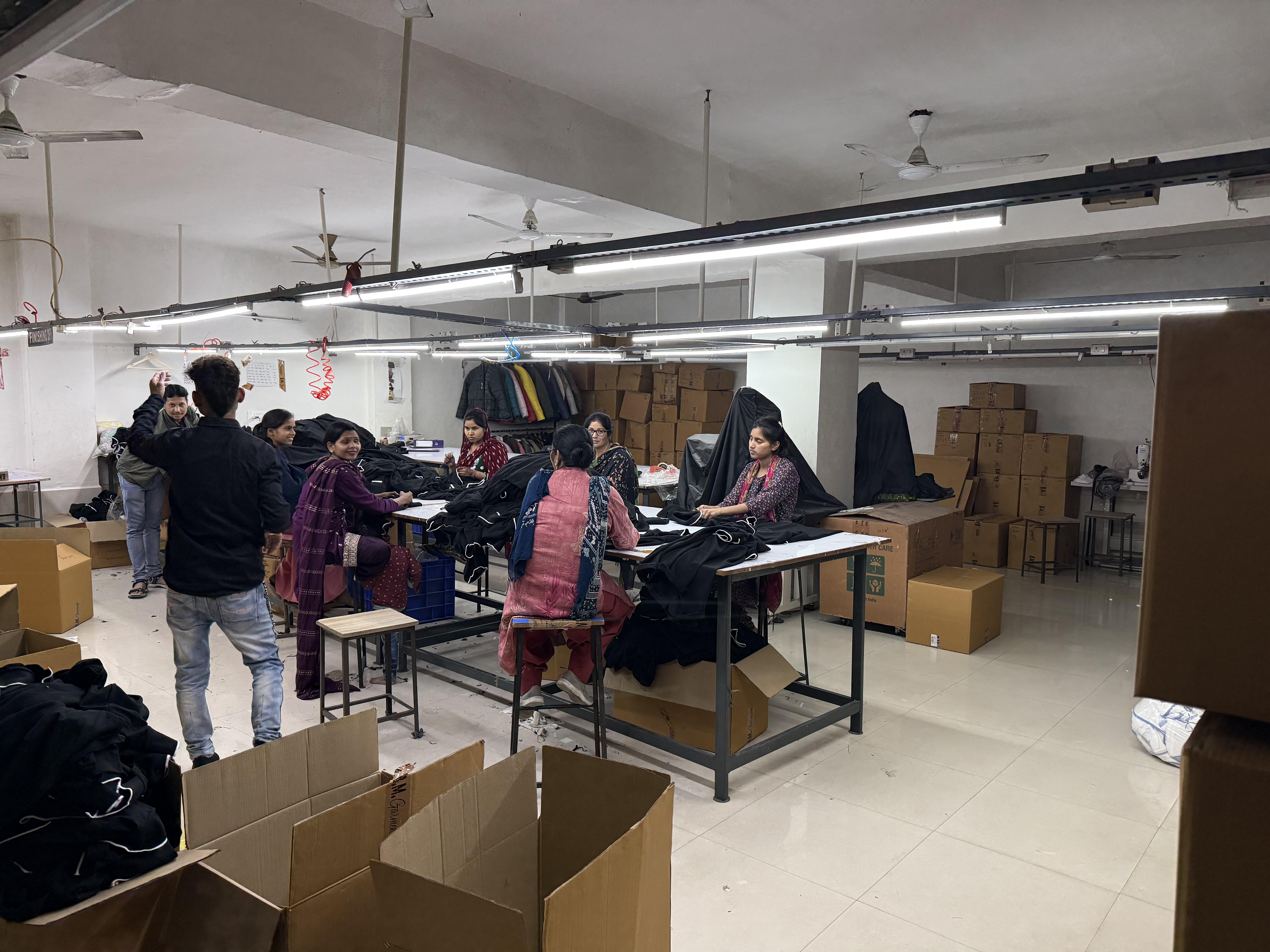 Packaging area